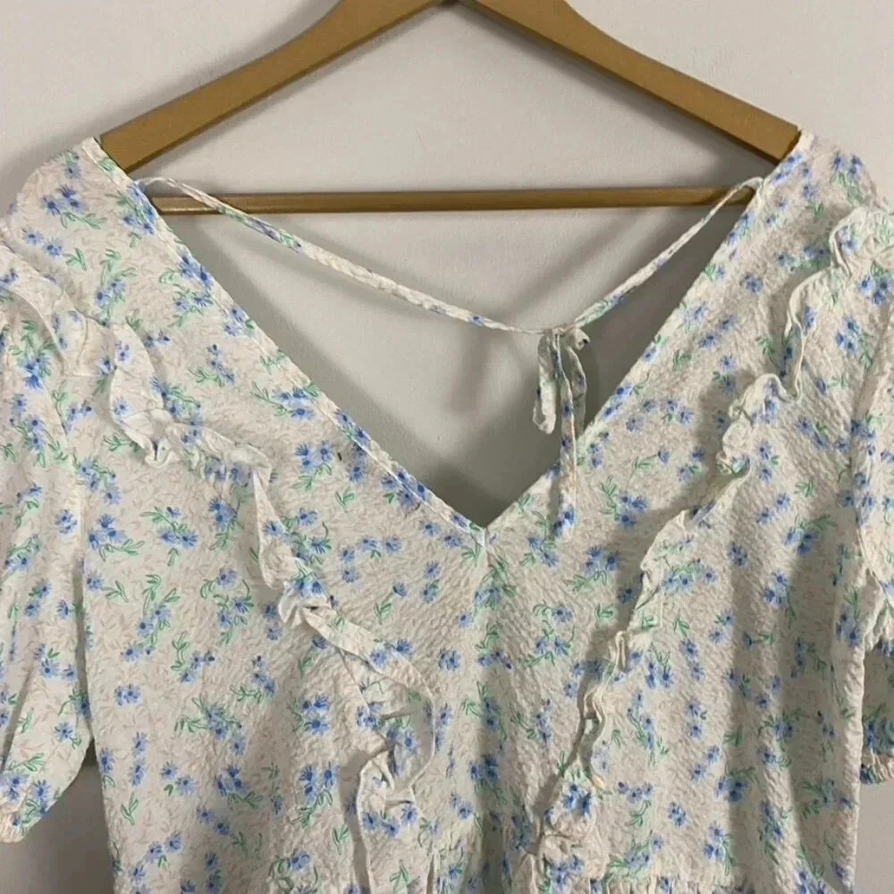 Nasty Gal Floral Mini Cottage Core Dress - Picture 11 of 12